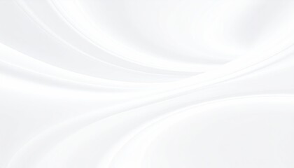 Smooth, white fabric folds in flowing curves.