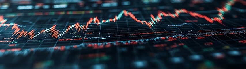 Fototapeta premium Stock market fluctuations