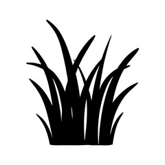 Grass field nature vector illustration