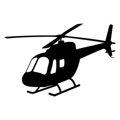 Helicopter flying vehicle vector illustration