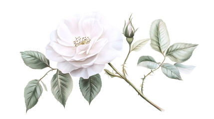 Obraz premium Delicate Flower Drawing