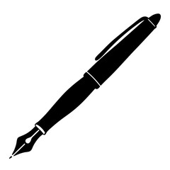 Pen writing instrument vector illustration