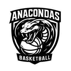 Anaconda Sport Logo Animal Icon Symbol