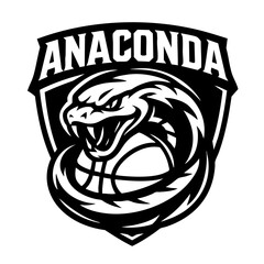 Anaconda Sport Logo Animal Icon Symbol