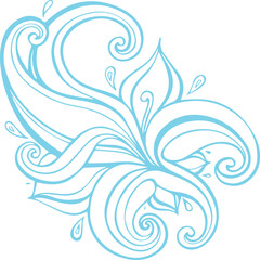 Beautiful flower art and mandala vector design