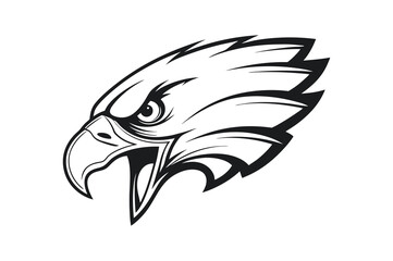 Eagle vector art illustrations. Eagle head vector logo. Eagle clipart set. Black eagle vector.