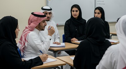 UAE Students Collaborative Learning Session