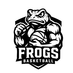 Frog Club Sport Logo Animal Icon Symbol