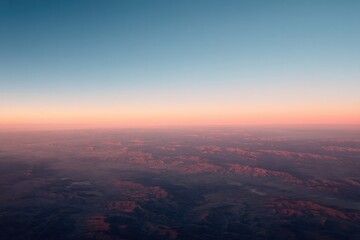 drone-shot aerial view of serene landscape highlighting minimalism with wide open areas