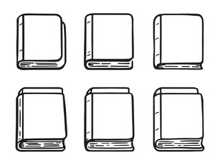 Drawing Book line art vector illustration