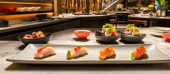 Sushi Platter Display