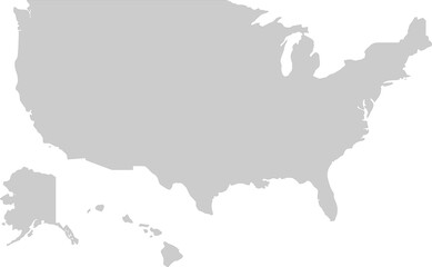 United States Map High-Resolution Vector Graphic for Projects