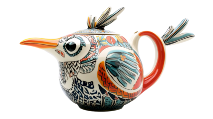 Bird-Shaped Ceramic Kettle