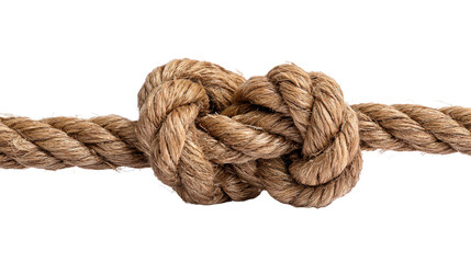 a knot of rope on a white background