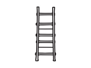 Agility Ladder vector line art illustration