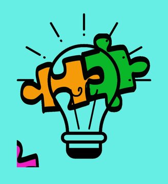 vector illustration of an idea