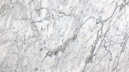 Naklejka premium Close-up view of elegant luxury white Statuario marble texture showcasing intricate veining and smooth polished surface, ideal for high-end interior design, architectural projects, 