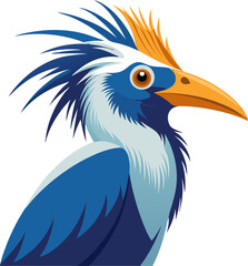 vector illustration of a bird