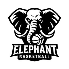 Elephants Club Sport Logo Animal Icon Symbol