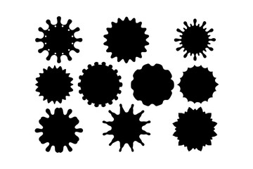 Abstract Circular Wave Lines vector illustration