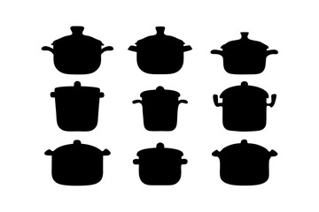 Brimming Cooking Pot Illustration vector illustration