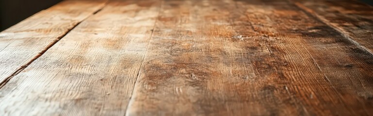 Close Up Detail of Brown Weathered Wood Plank Texture