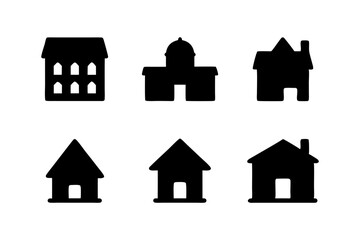 Abstract Architecture Silhouette for Creative Concepts vector illustration