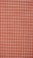 Red Checkered Fabric Closeup Small Pattern Textile Material Soft Surface