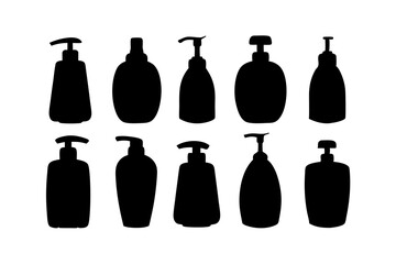 Modern Soap Silhouette for Minimalist Branding vector illustration