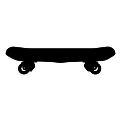 Skateboard silhouette vector illustration