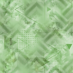 Seamless soft-colored pattern with bold geometric forms, perfect for use in home decor, textile, and digital artwork