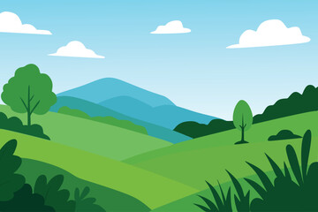 Obraz premium landscape with mountains