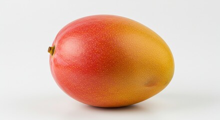 Ripe Mango with Red and Yellow Skin