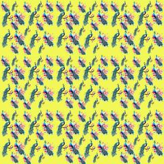 beautiful textile pattern with unique colors