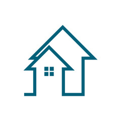 Real estate building property icon, Home Repair Logo Design.