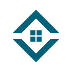 Real estate building property icon, Home Repair Logo Design.