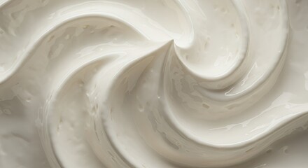 Whipped Cream Swirls: A Creamy Close-Up
