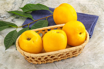 Ripe sweet and juicy  Yellow nectarines