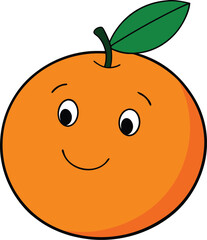 orange cartoon character