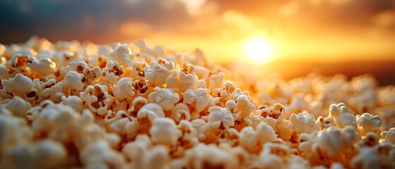Popcorn at sunset
