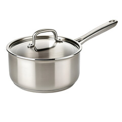 stainless steel pan isolated