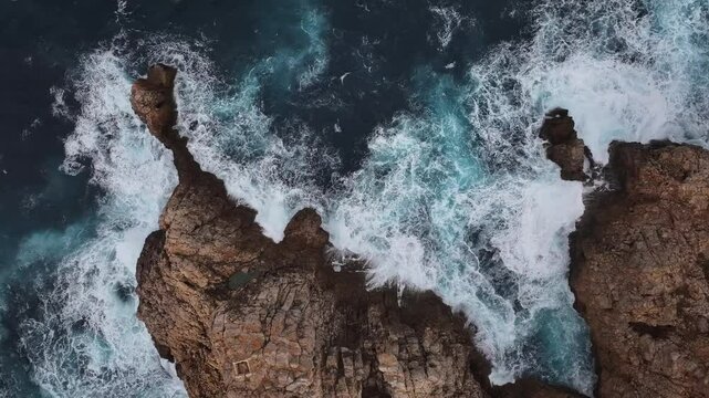 Faro de Punta Nati en la Isla de Menorca, Baleares