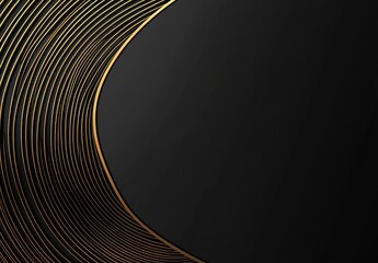 Dark backdrop with golden lines