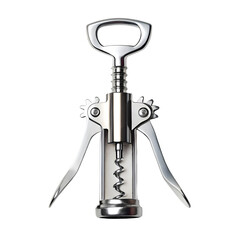 corkscrew on white background