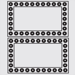 Obraz premium Set of vector frames for design