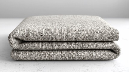 Folded neutral-toned fabric