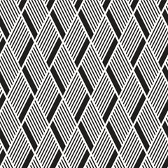 Vector seamless pattern. Modern stylish texture. Geometric ornament with patterned rhombuses.