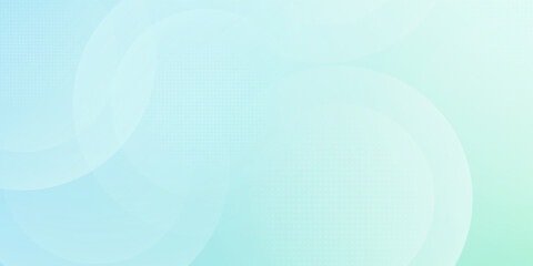 Minimalist banner background. Green and blue gradations.Circle geometric background. Simple design. Vector.