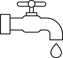 tap with drop of water