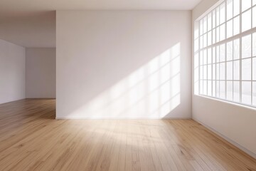 Empty room with natural light